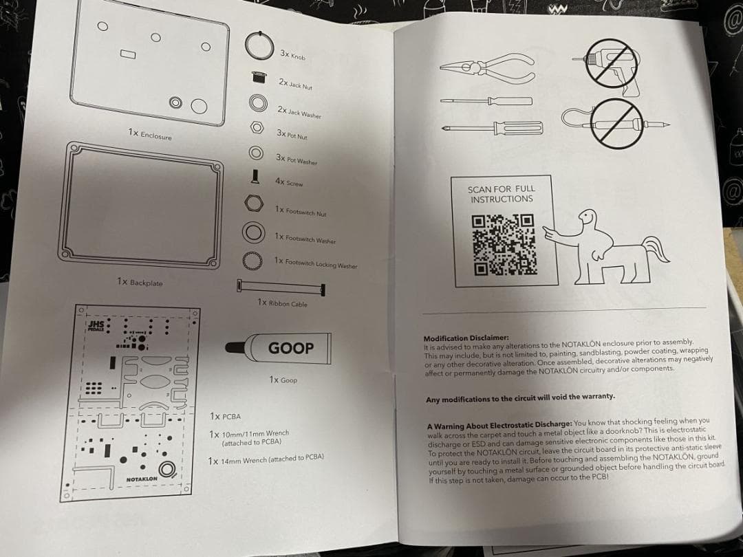 【組み立てキット】JHS NOTAKLON キット KLONクローン