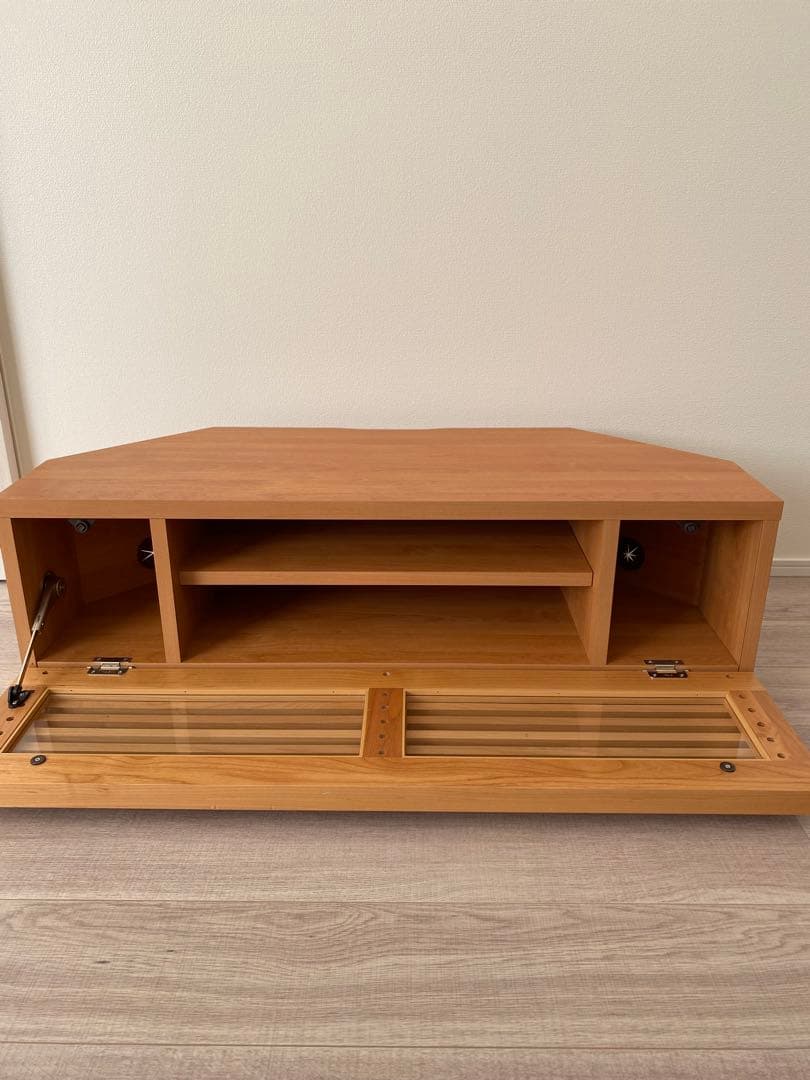 アルダー材 日本製 テレビ台 コーナー 幅100 大川家具