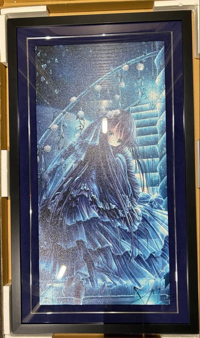 てぃんくる　版画　THE BLUE WORLD CE版