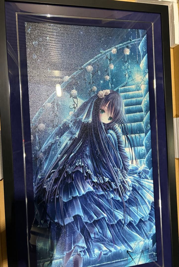 てぃんくる　版画　THE BLUE WORLD CE版