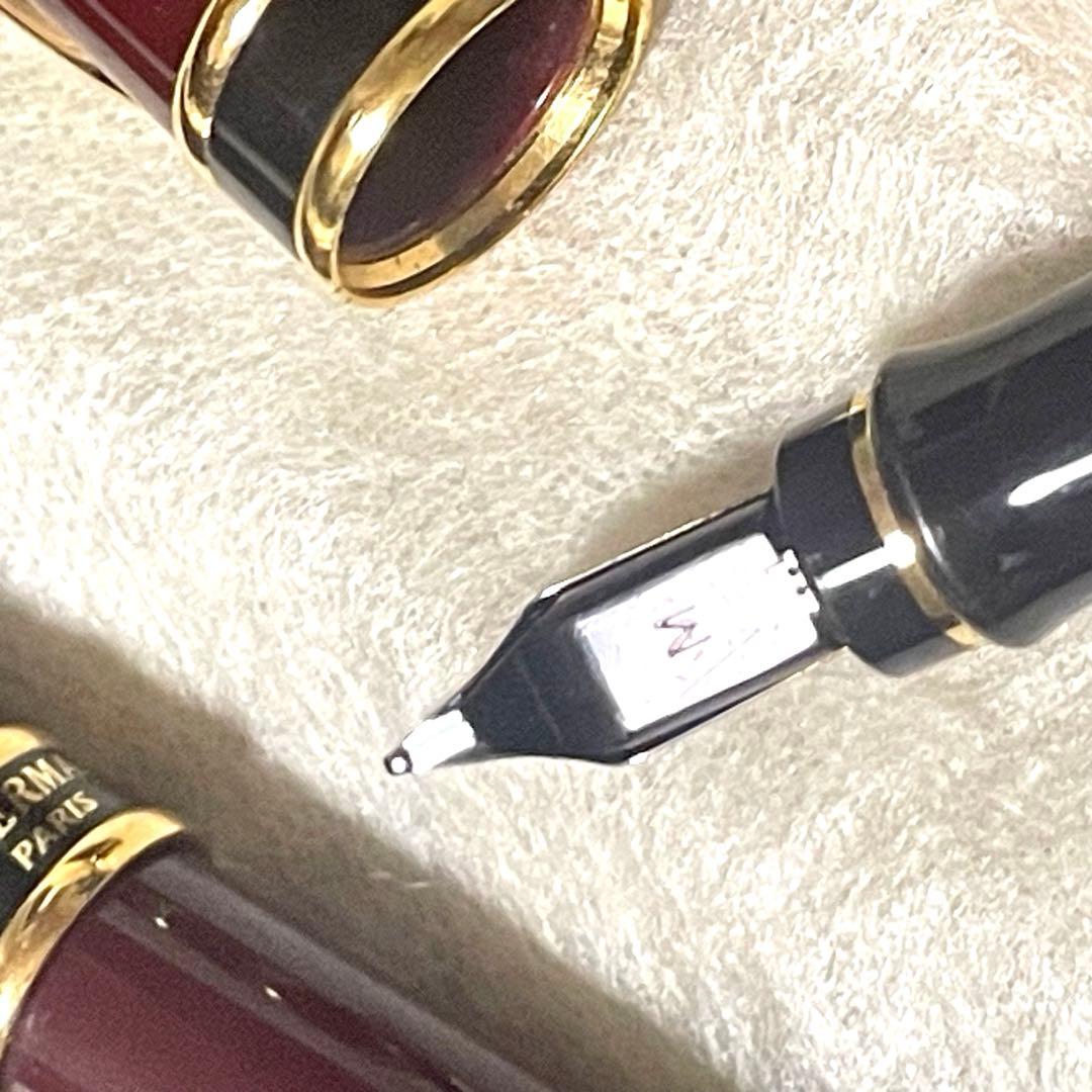 ウォーターマン　万年筆 ペン　セット　WATERMAN ワインレッド