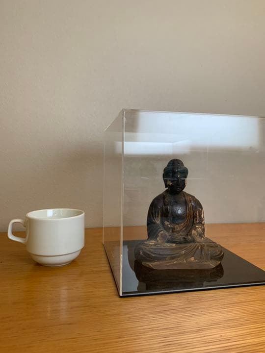 木彫　江戸期　釈迦如来坐像（阿弥陀如来像）古美術　骨董品