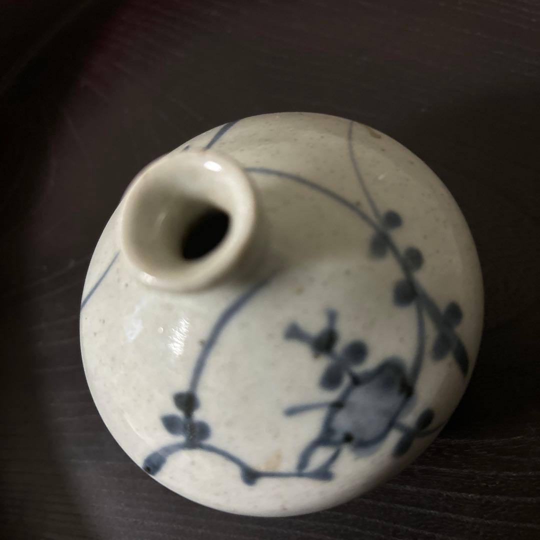 古伊万里染付油壷　③江戸時代　骨董　民芸　古道具　アンティーク検:白洲正子　李朝