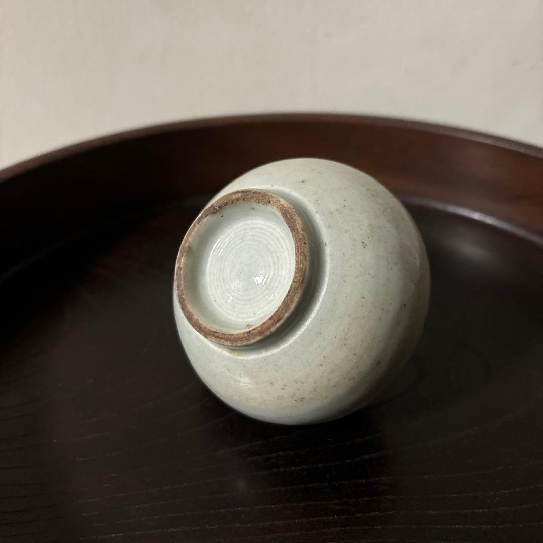 古伊万里染付油壷　③江戸時代　骨董　民芸　古道具　アンティーク検:白洲正子　李朝