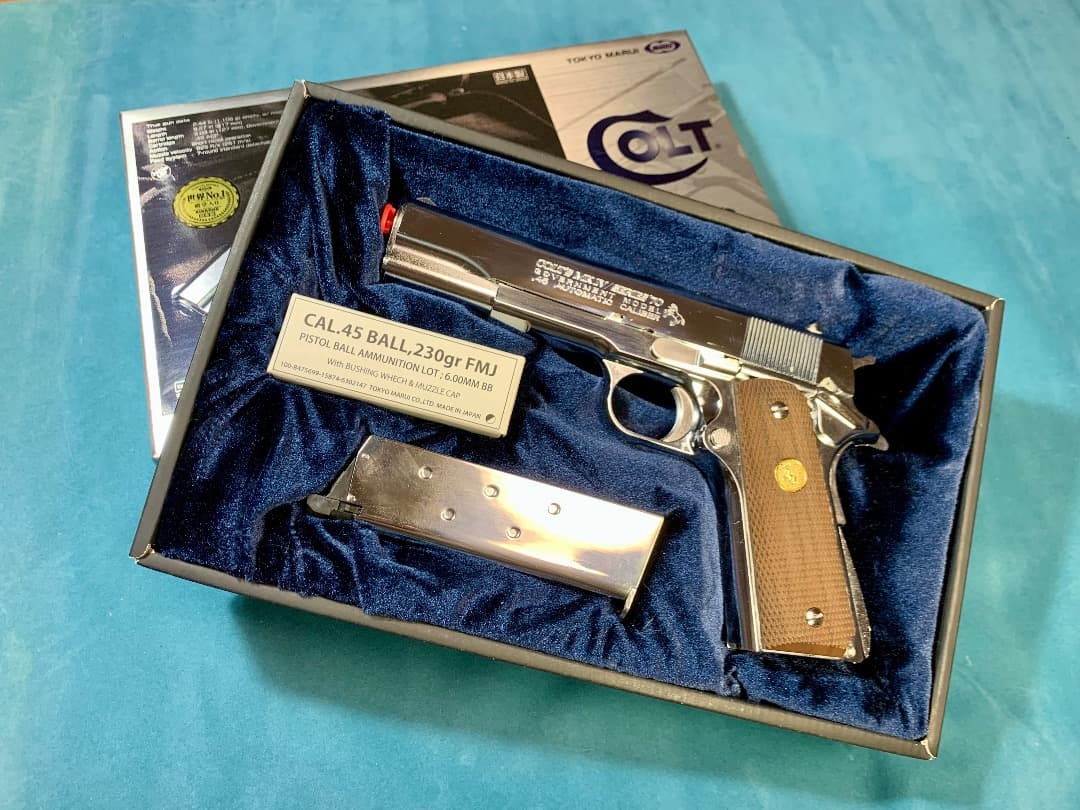 東京マルイ コルト・ガバメント Series'70 ニッケルフィニッシュ