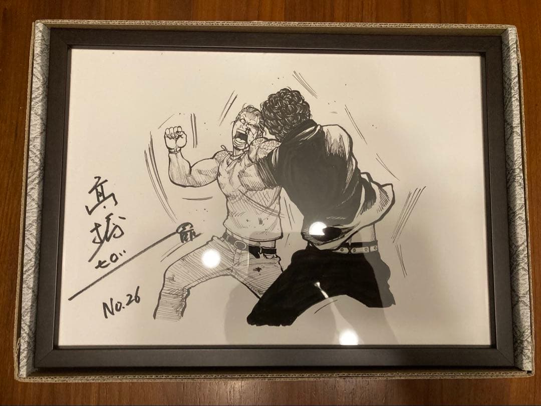 クローズ×WORST レグルス20周年記念 河合鉄生vs花木九里虎 複製原画