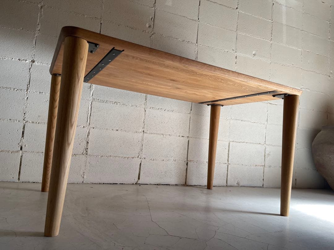 美品　大塚家具　ダイニングテーブル　オーク無垢材