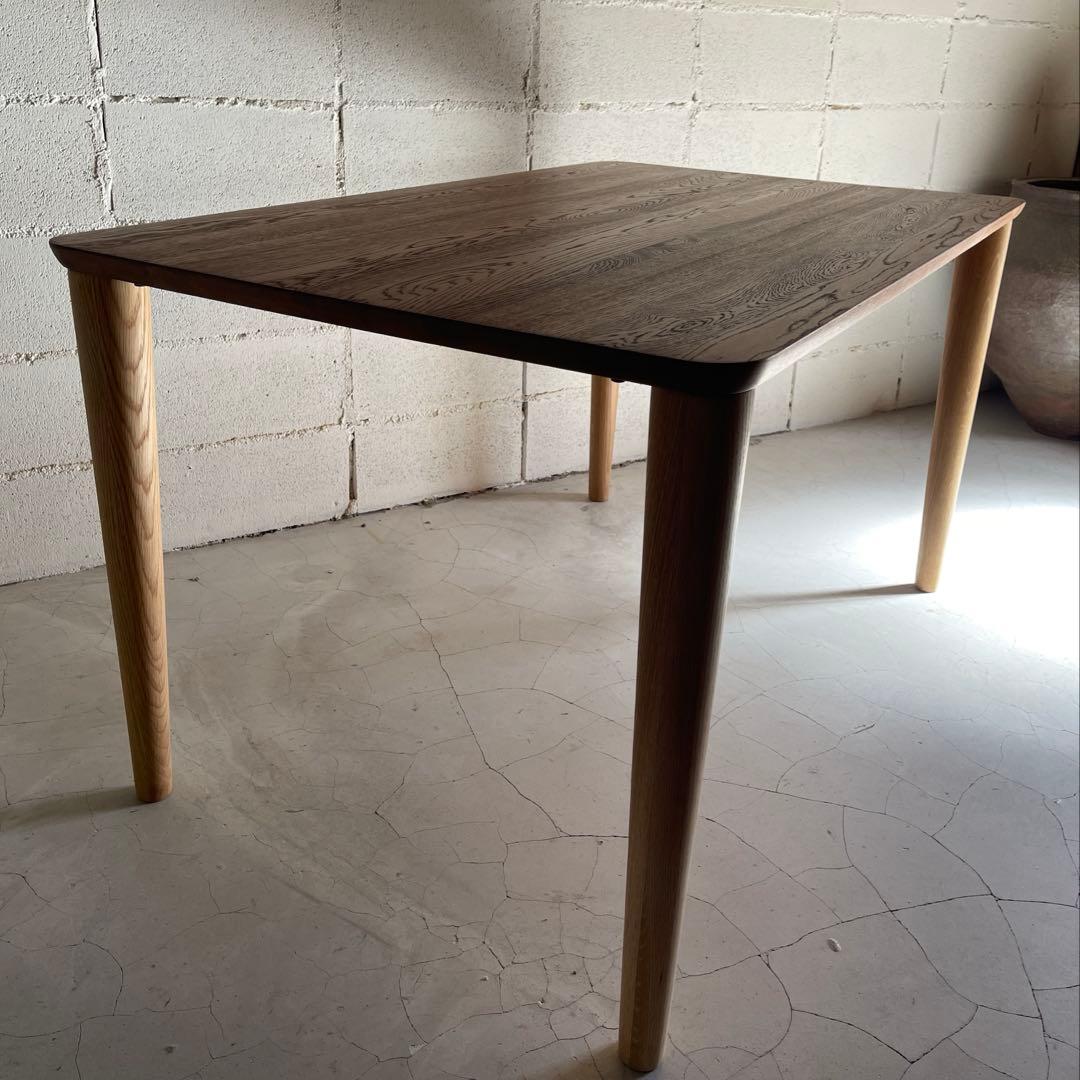 美品　大塚家具　ダイニングテーブル　オーク無垢材