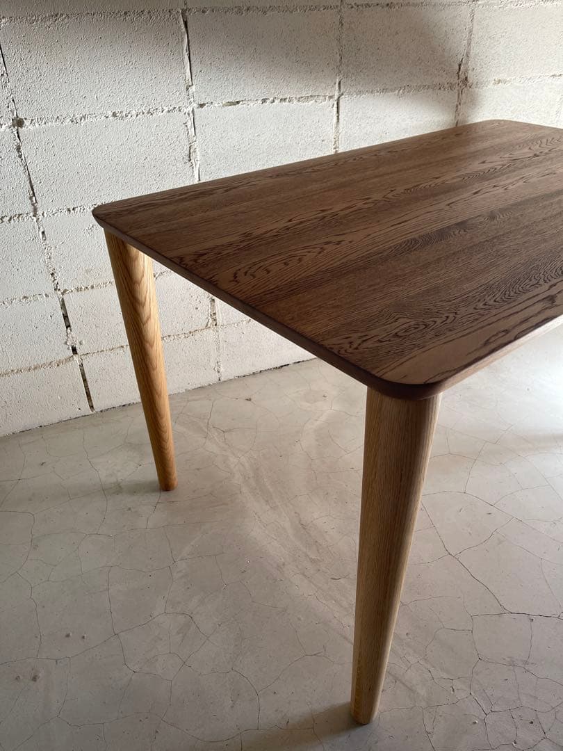 美品　大塚家具　ダイニングテーブル　オーク無垢材