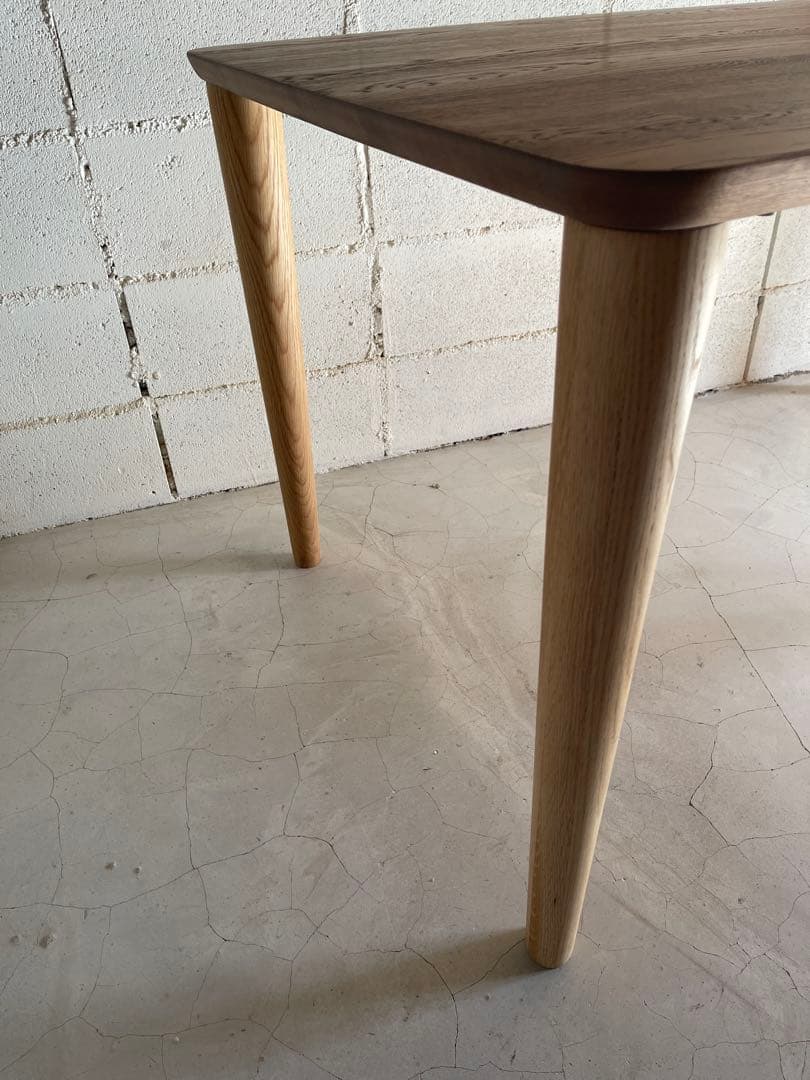 美品　大塚家具　ダイニングテーブル　オーク無垢材