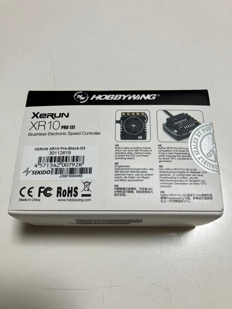 ホビーウイングHOBBYWING XeRUN XR10 PRO G3 【新品】
