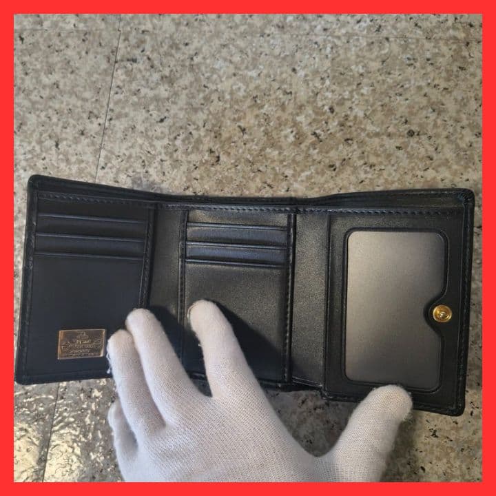 【新品未使用】ヴィヴィアンウエストウッド三つ折り財布　913VW154　ブラック