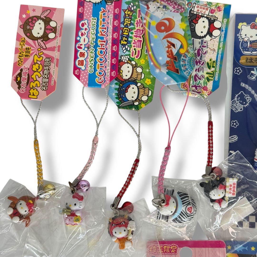 希少‼️ご当地キティ キーホルダー ハローキティ　根付 平成 廃盤