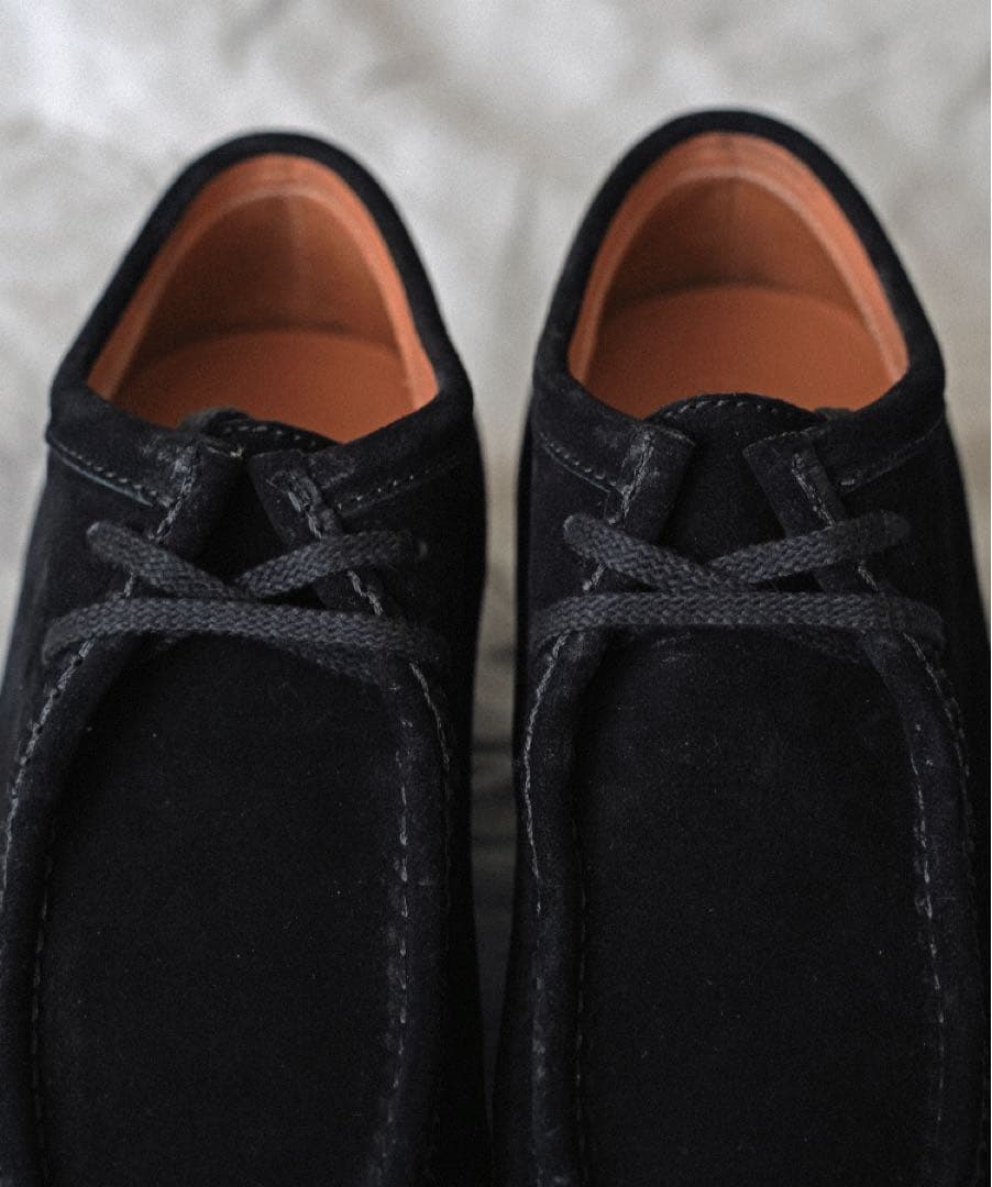 【新品】shiun BLACK SUEDE MOCCASIN　モカシン ブーツ