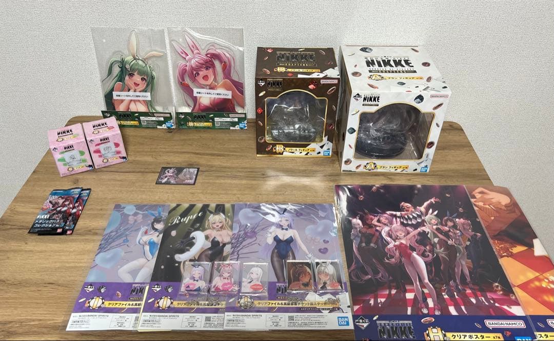 未開封勝利の女神NIKKE 一番くじ A賞ブラン＆B賞ノワール フィギュアセット