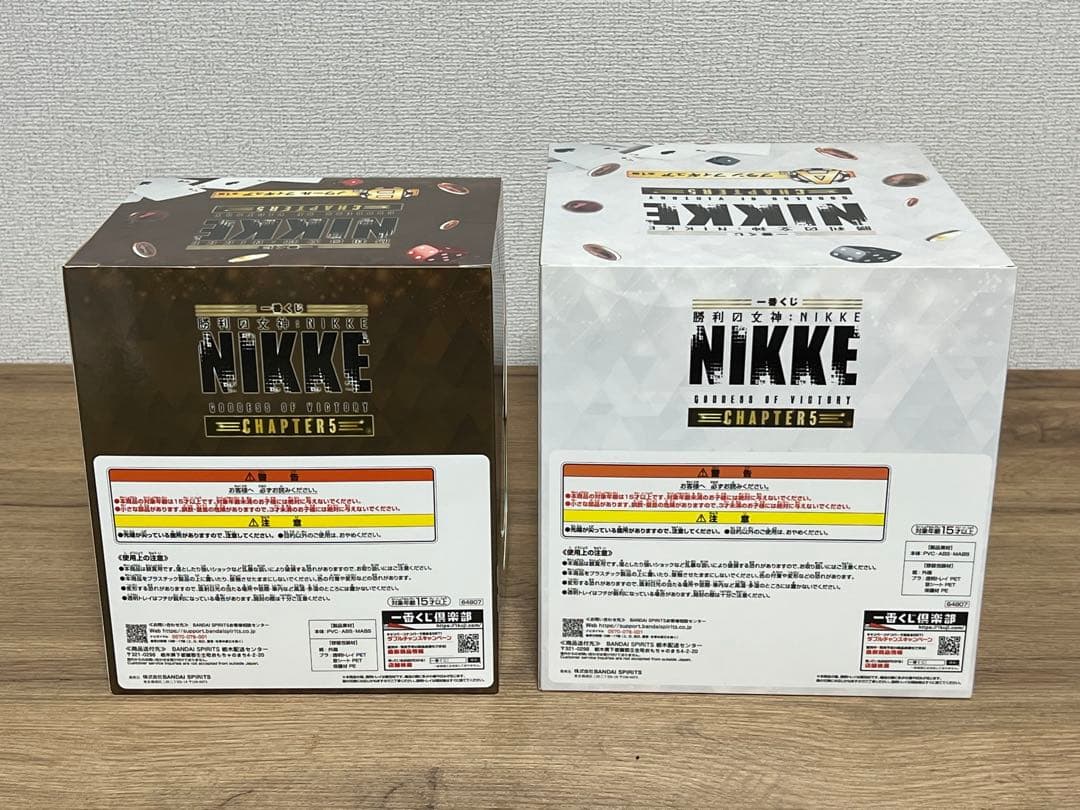 未開封勝利の女神NIKKE 一番くじ A賞ブラン＆B賞ノワール フィギュアセット