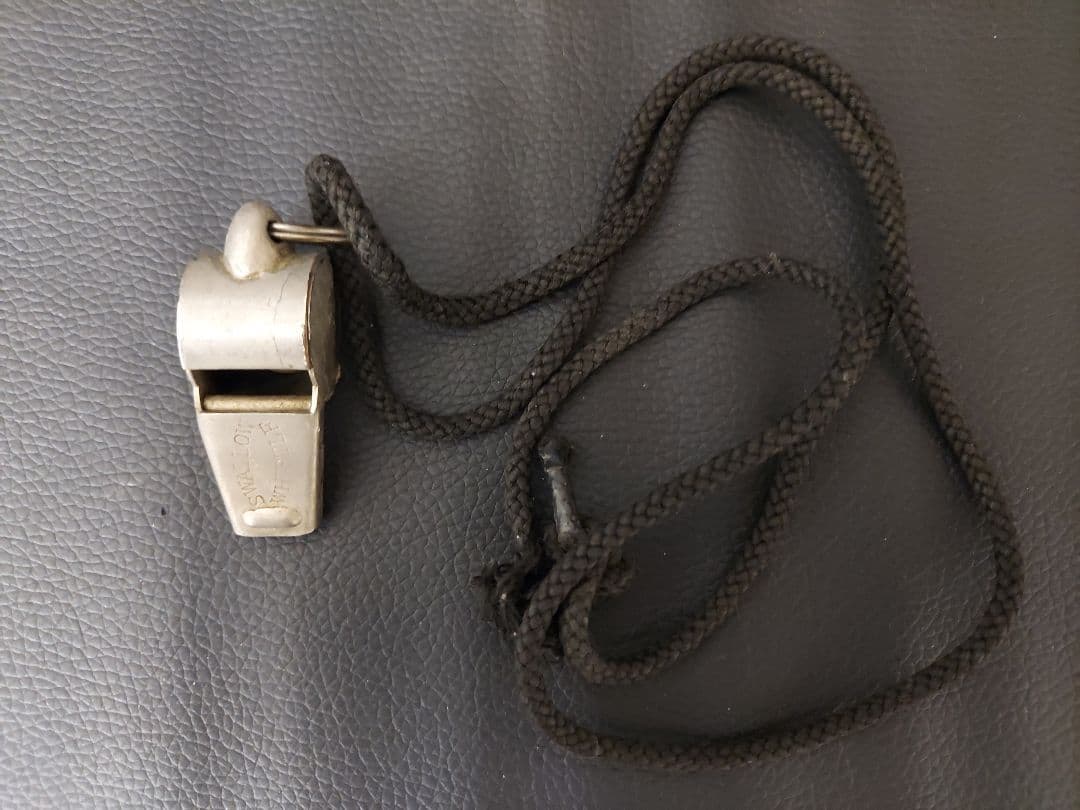 ★国鉄『SEIKO 手巻き懐中時計/ホイッスル』鉄道グッズ2点セット/ジャンク品