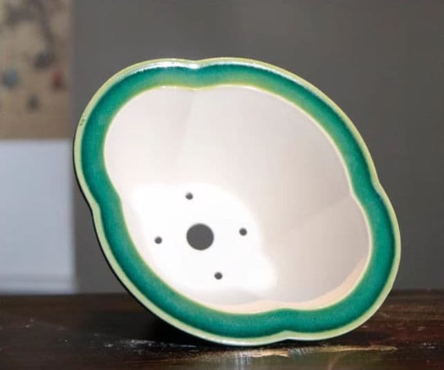 盆栽鉢 青磁鉢 山野草鉢 多肉植物 植木鉢 小品大品盆栽鉢 陶器鉢置物