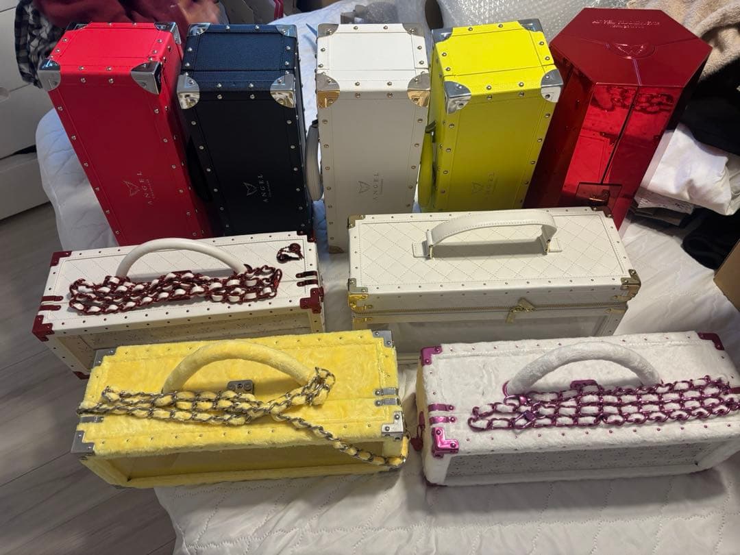 ANGEL エンジェル　シャンパンケース　　空箱9つセット