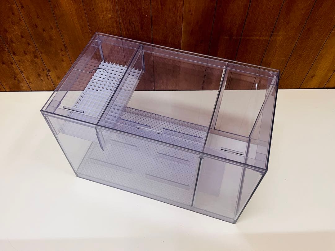 一点限定　オーバーフロー水槽用特注塩ビ濾過槽ウールBox一体式仕様