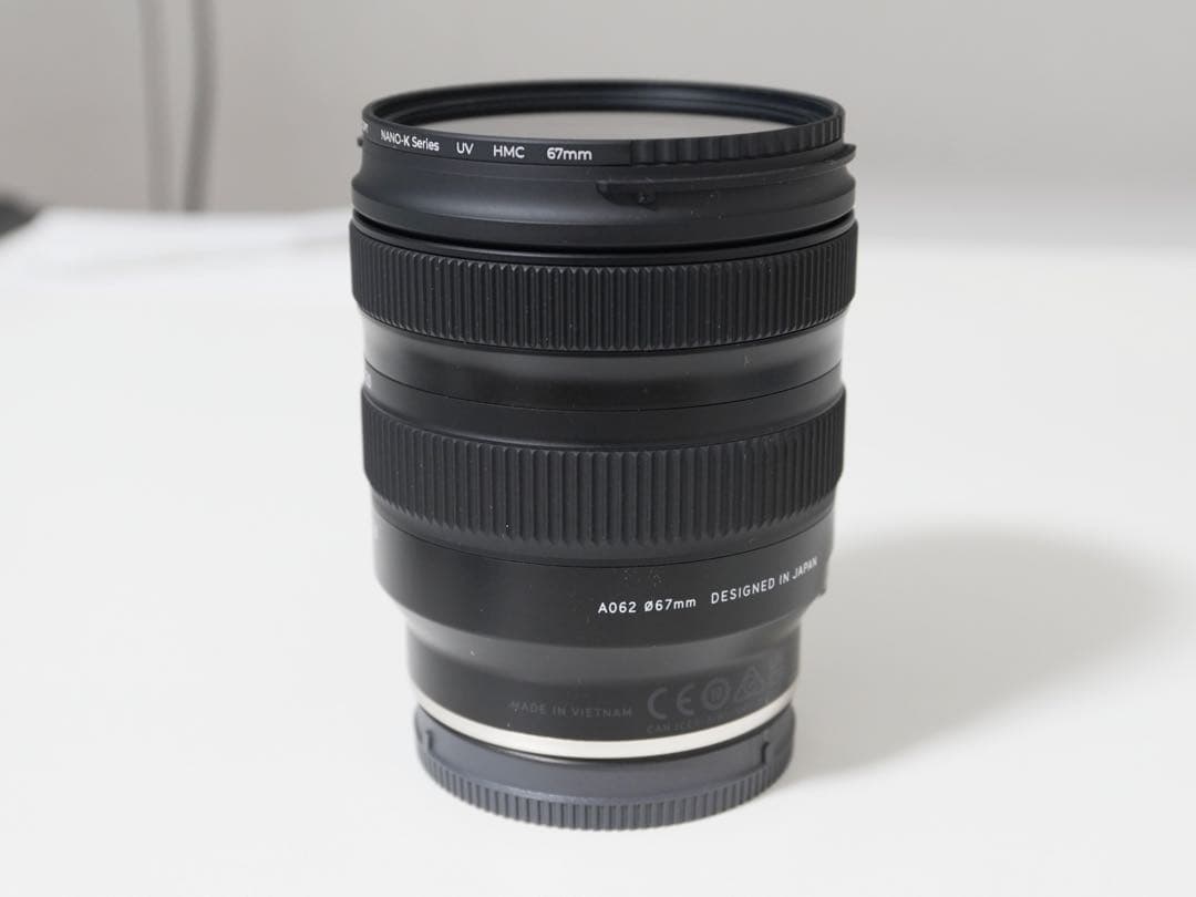 Tamron 20-40mm f/2.8 A062 極美品 (プロテクタ付き)