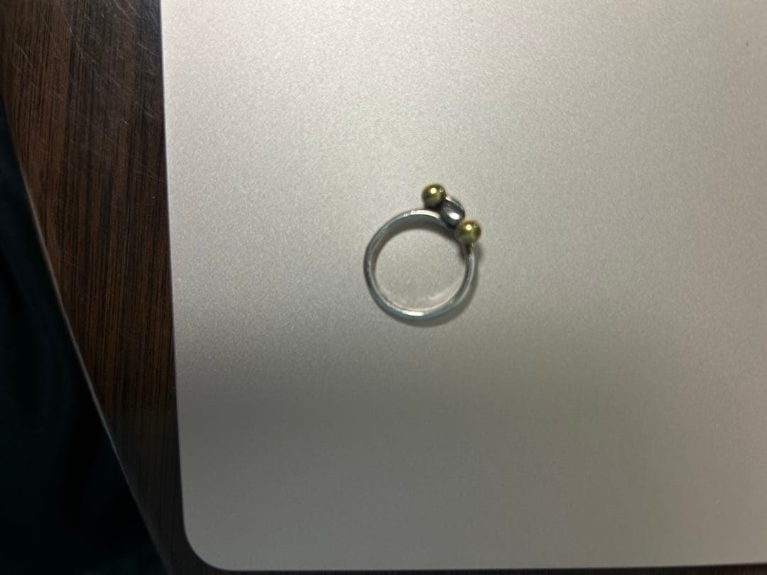 シルバーゴールドリング