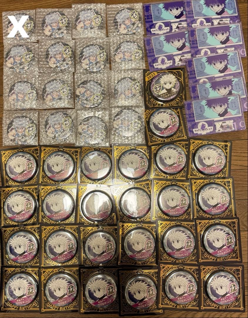 HUNTER×HUNTER バースデー缶バッジ　キルア