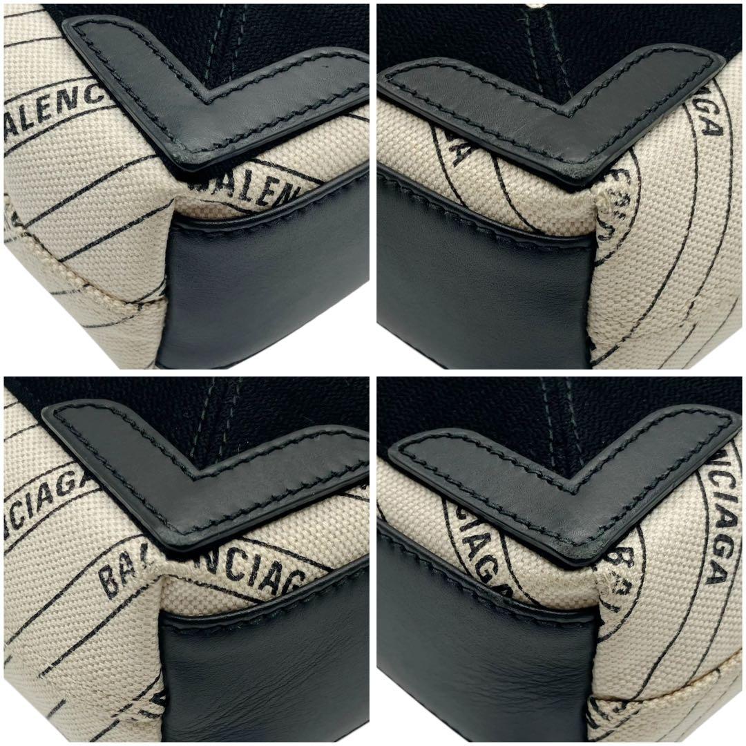 ⭐️美品⭐️ バレンシアガ ネイビーカバスXS 総柄 2way ハンドバッグ