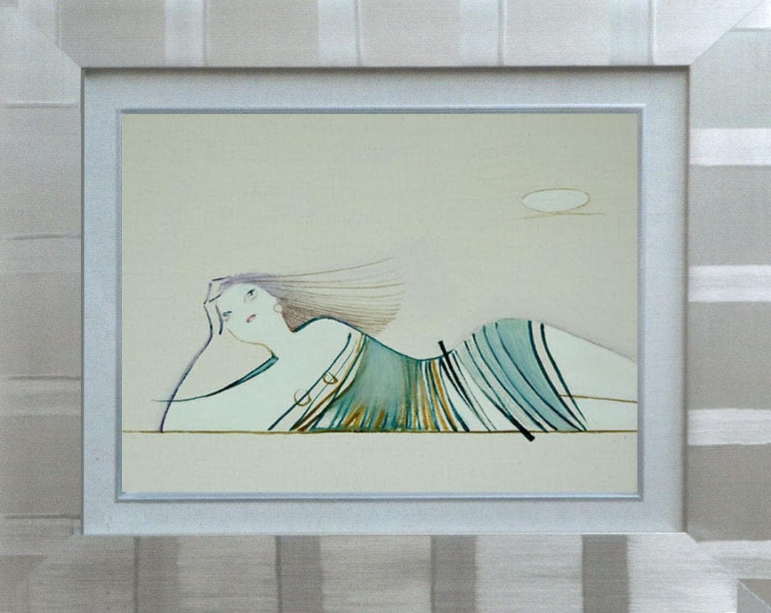 油絵 菅家令子 絵 絵画 インテリア F3-041114 人物 女性像