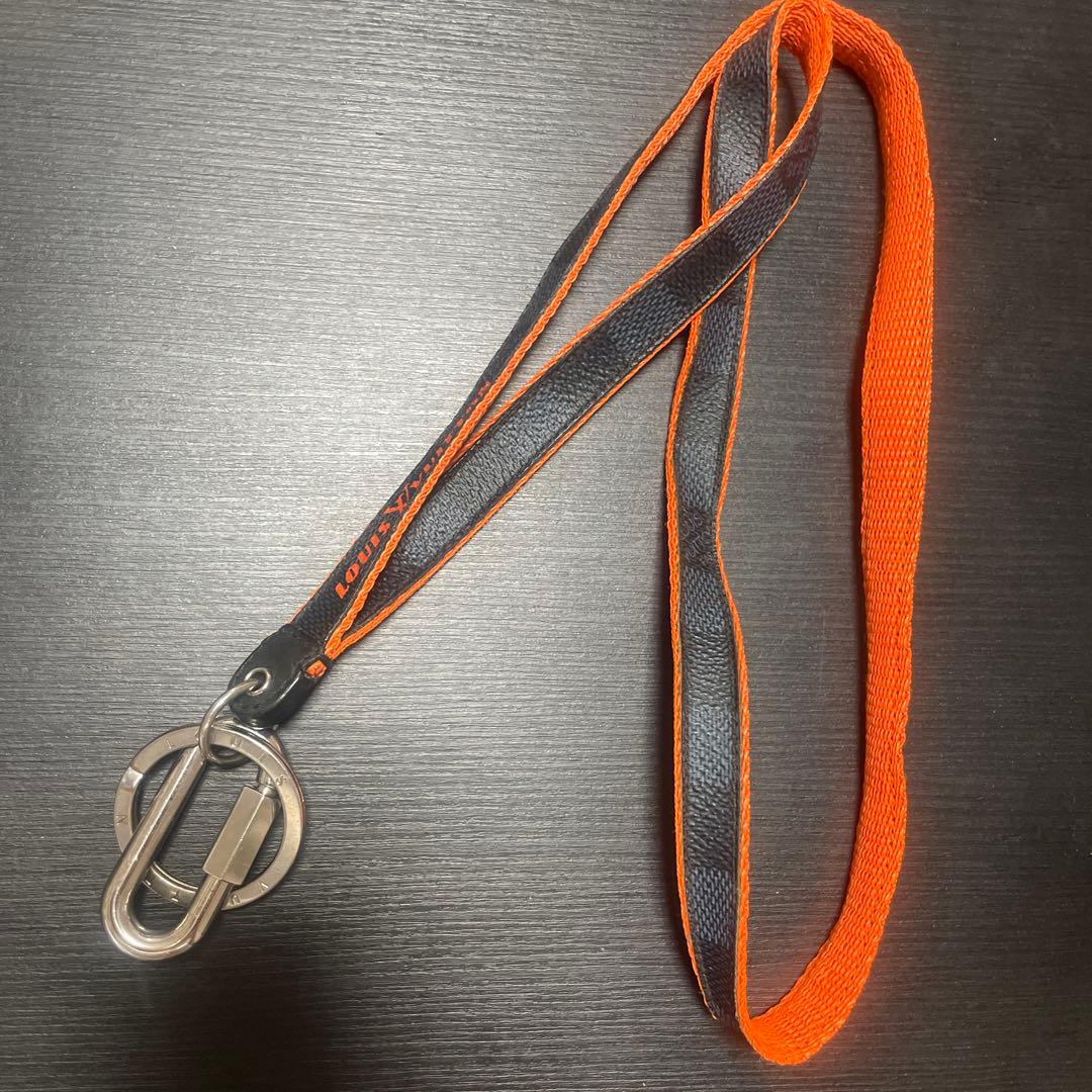 LOUIS VUITTON ストラップ オレンジ/ブラック