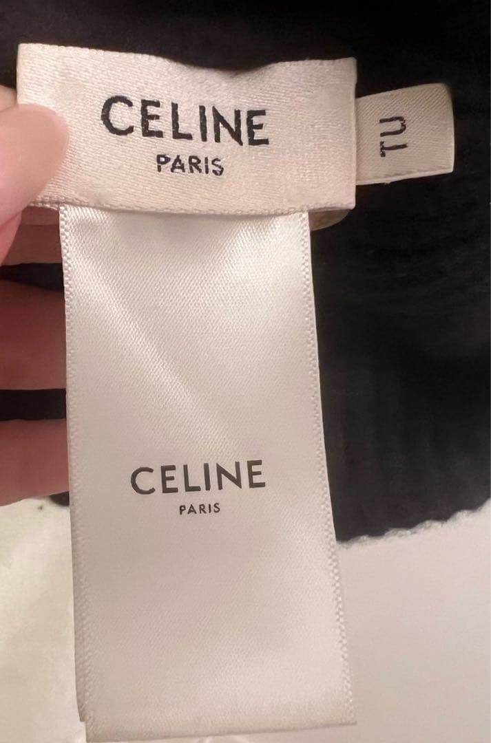 最安値！CELINE ブラック ニット帽