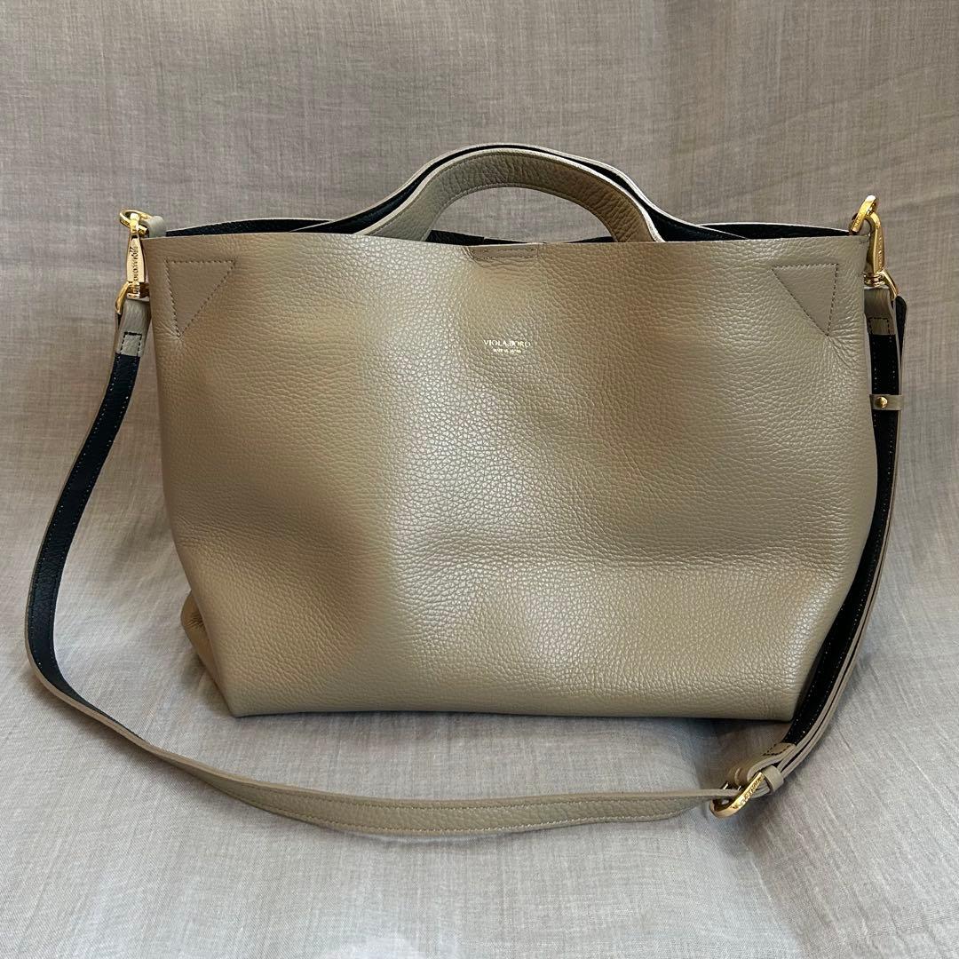 限定値下⭐︎VIOLAd'ORO ヴィオラドーロ レザー 2way トートM