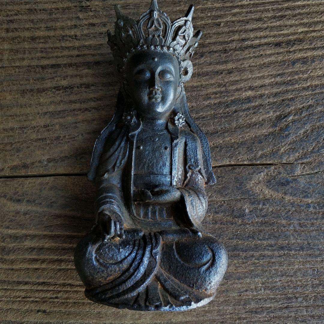 鉄器 仏像 観音菩薩仏像 装飾品 工芸品 美術品 置物