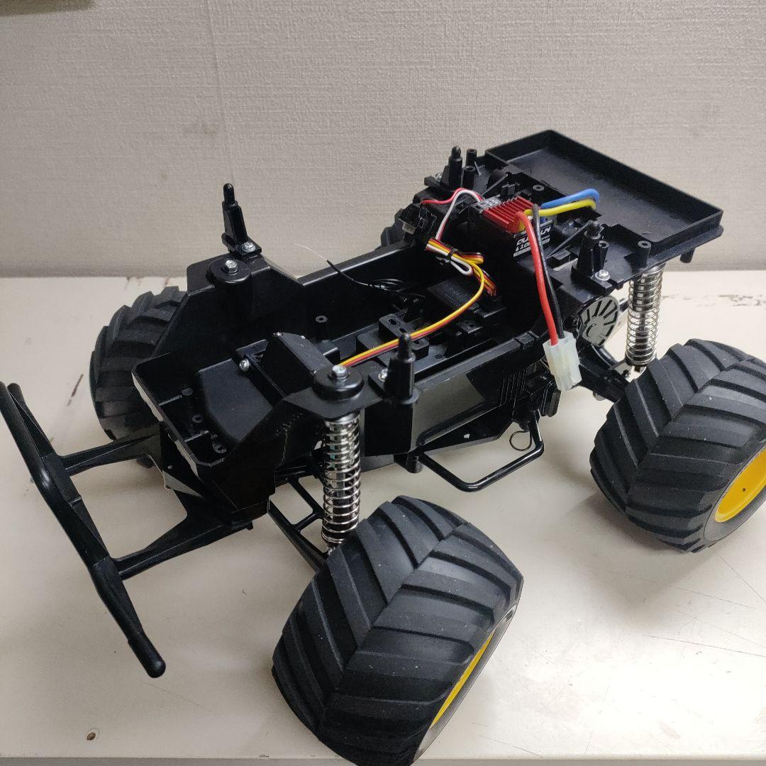 【走行少】タミヤ ミッドナイトパンプキン、プロポ、メカ付き