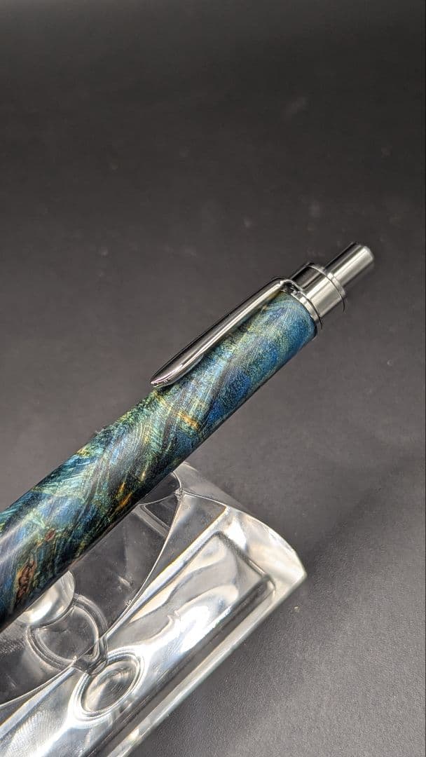 259ペン工房翌檜　スタビライズドウッドバーチバール　木軸シャーペン　ボールペン