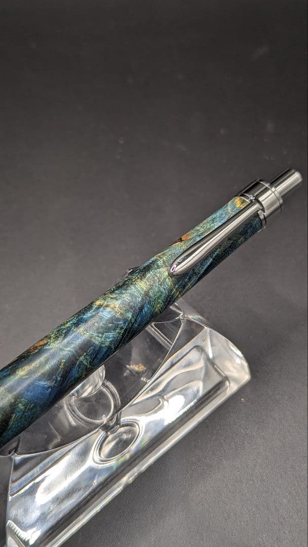 259ペン工房翌檜　スタビライズドウッドバーチバール　木軸シャーペン　ボールペン