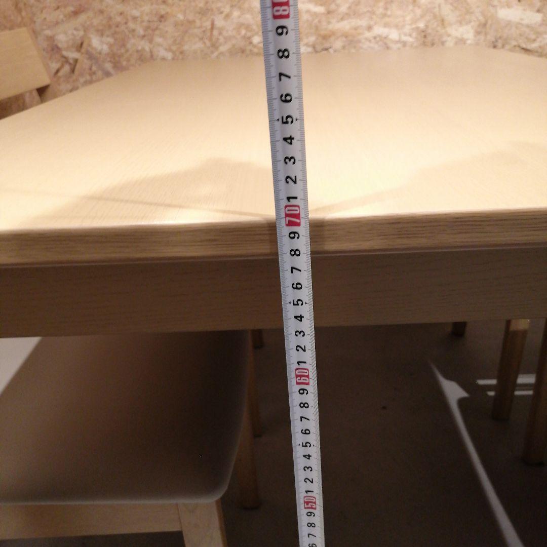 p*n様 ❤ナチュラル❤淡い木目調ダイニングテーブルセット　ブランド照明付き❤地