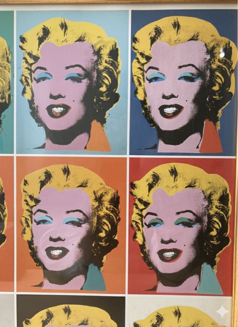 アンディウォーホル　マリリンモンロー　額付き　Andy Warhol A3サイズ