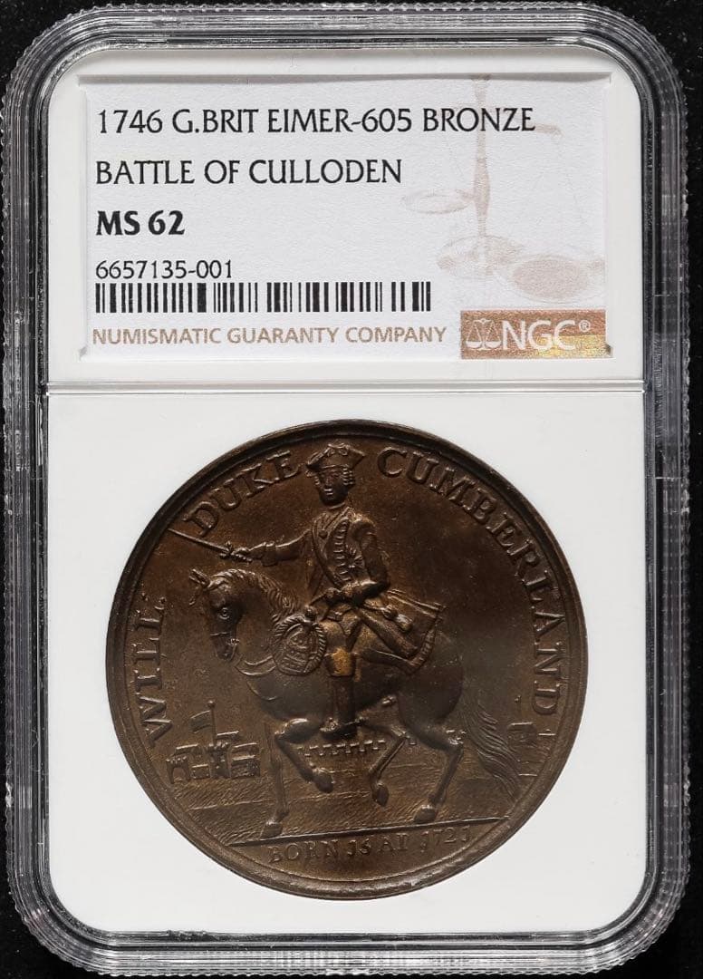 希少英国メダル1746年 カロデンの戦い メダル