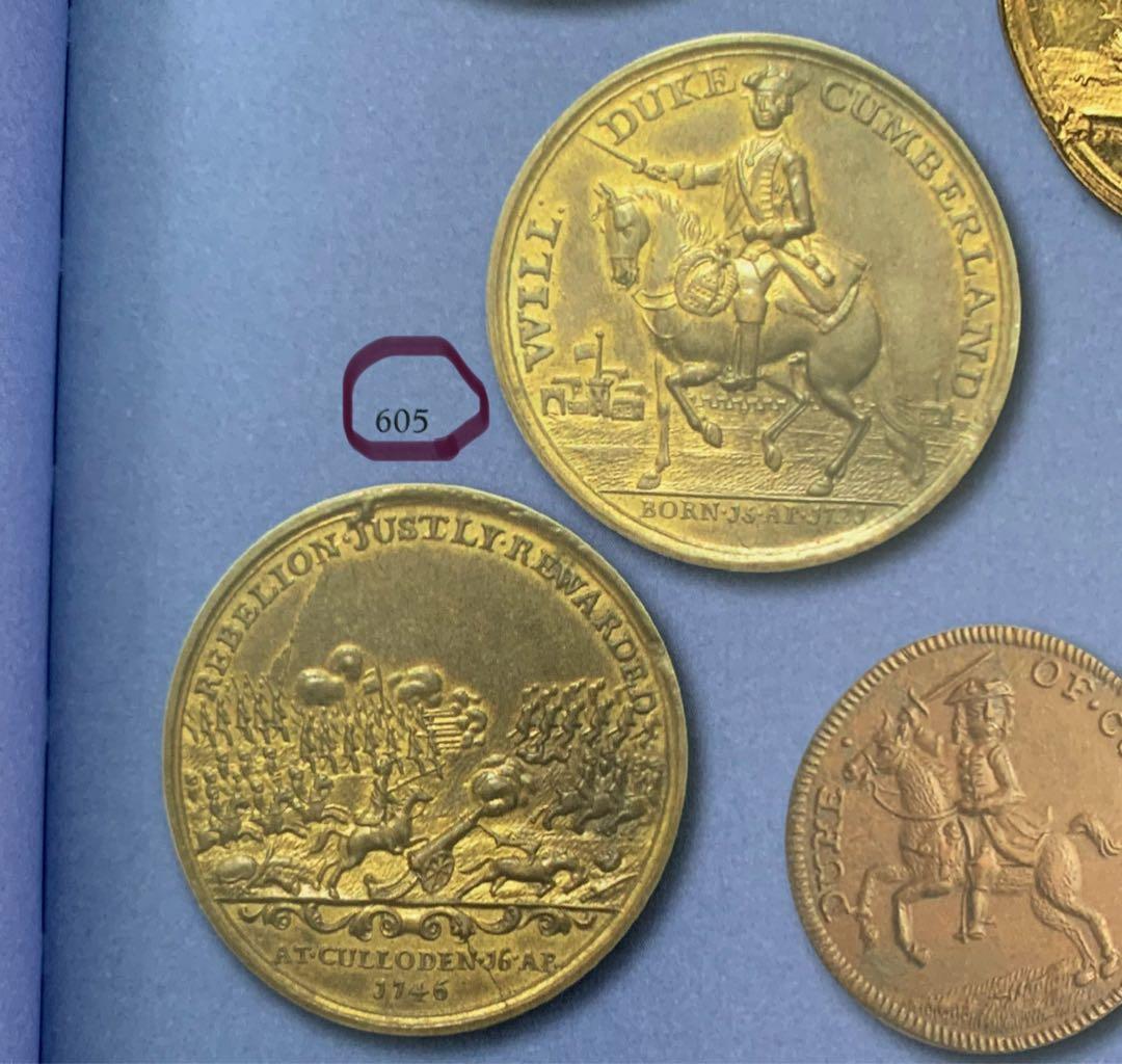 希少英国メダル1746年 カロデンの戦い メダル