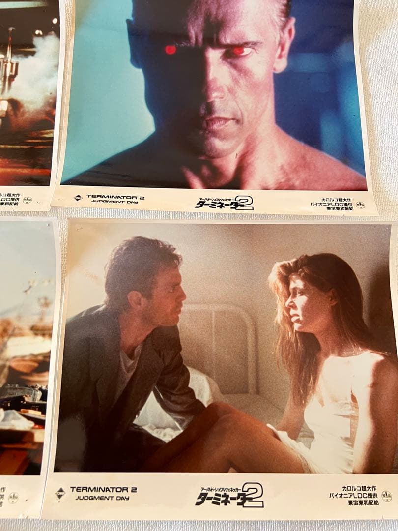 当時物 公式 ターミネーター2 映画館用大判スチール写真 8枚
