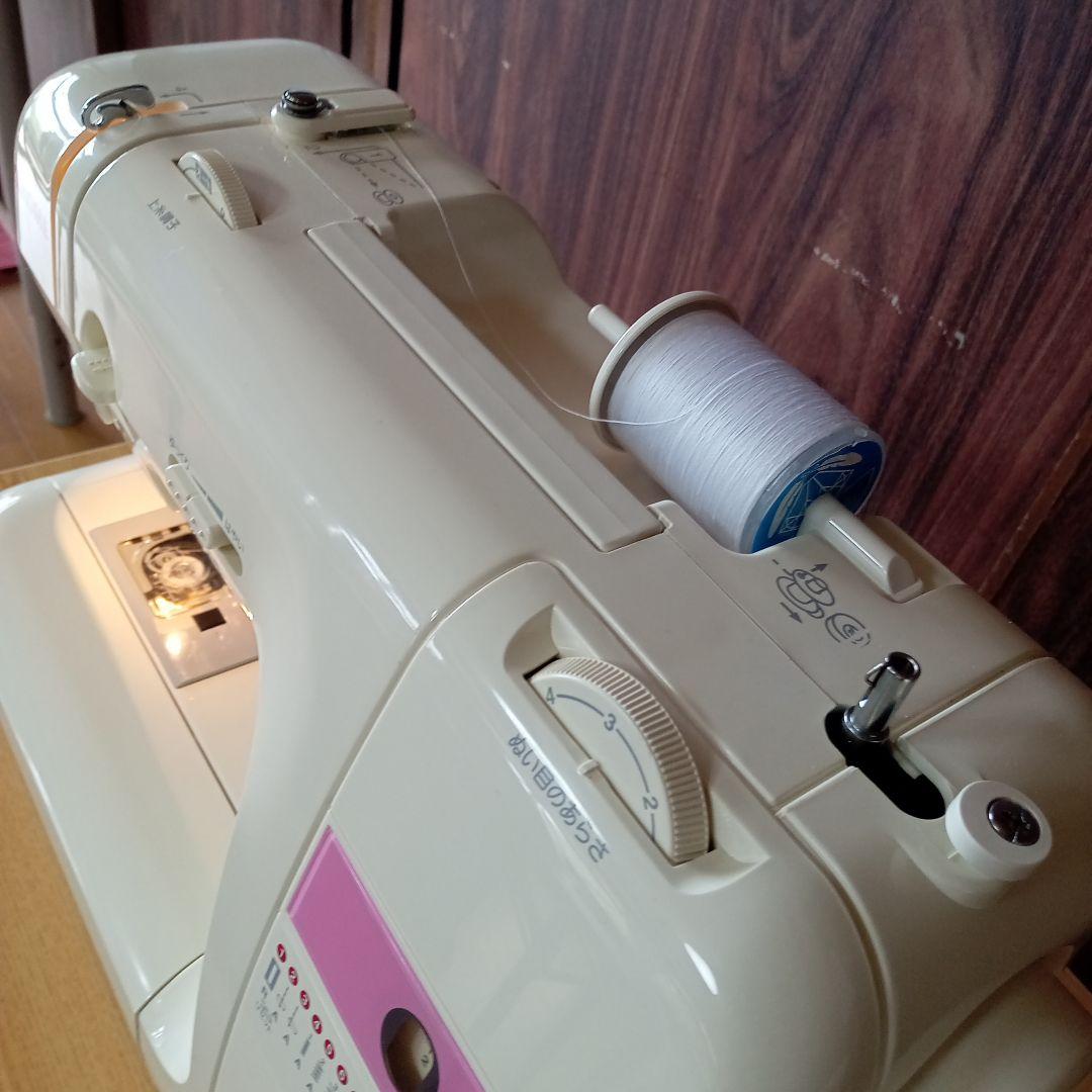 ジャノメ電子ミシン本体　分解メンテナンス済み　フットコントローラー付き