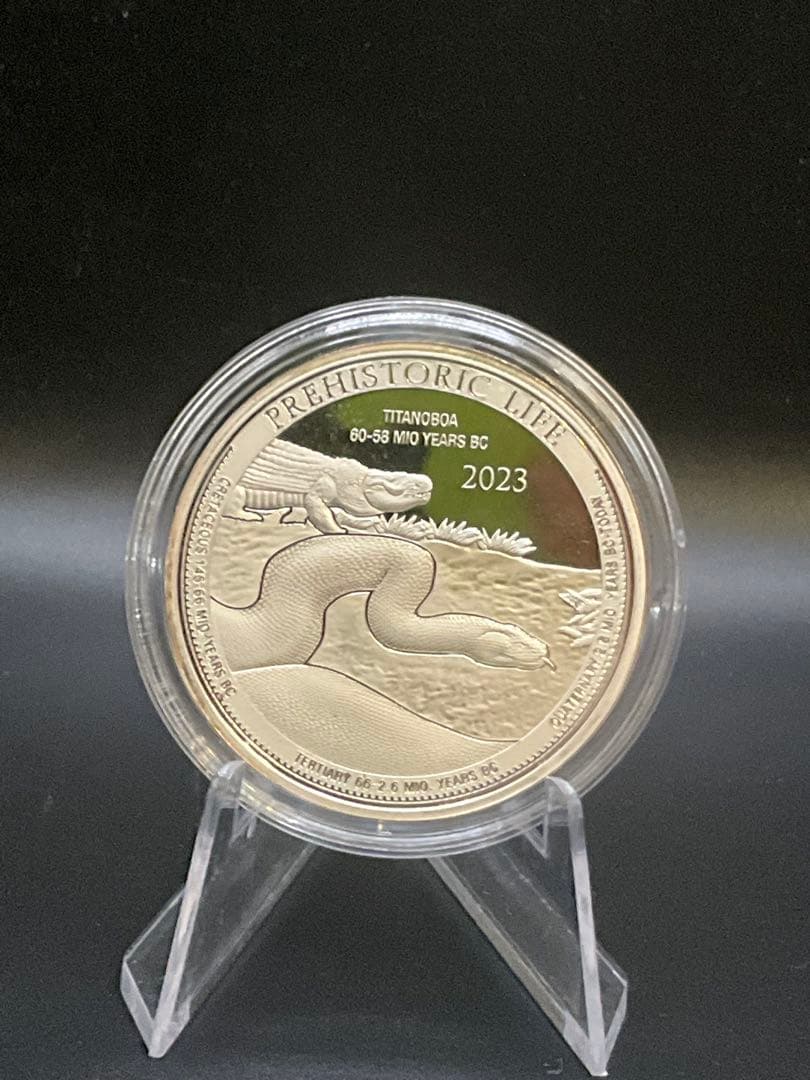 【まつゴロウ】　PREHISTORIC LIFE 1オンス銀貨　合計2点