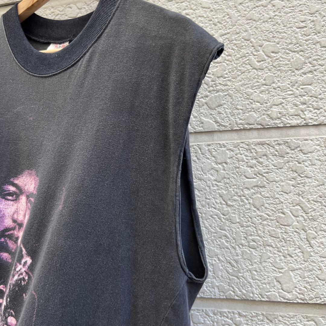 90s オーストラリア製 ジミヘンドリックス カットオフTシャツ vintage
