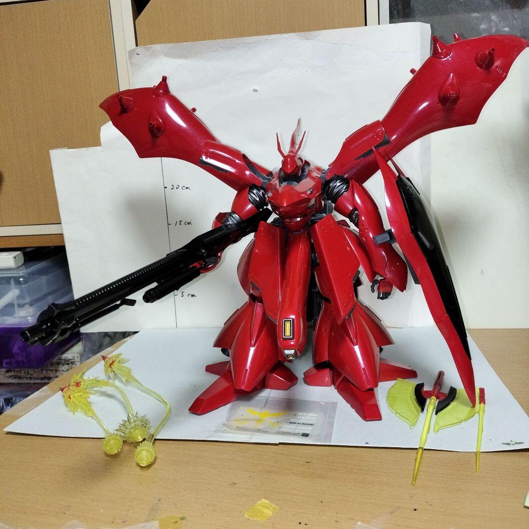 RE1/100 ナイチンゲール 塗装完成品 ガンプラ ファンネルエフェクト 限定