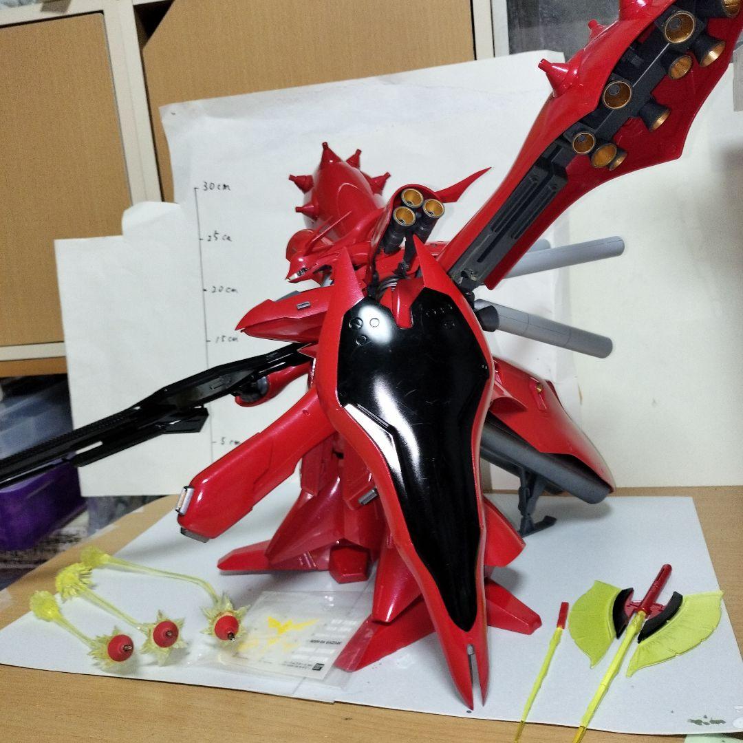 RE1/100 ナイチンゲール 塗装完成品 ガンプラ ファンネルエフェクト 限定