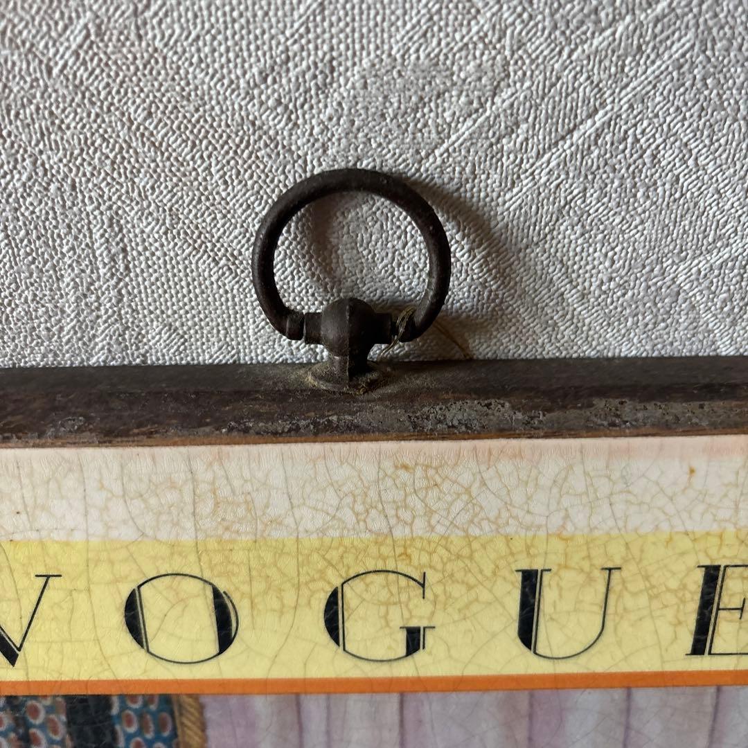 【アンティーク壁掛】VOGUE 1925年4月号 パリファッション特集