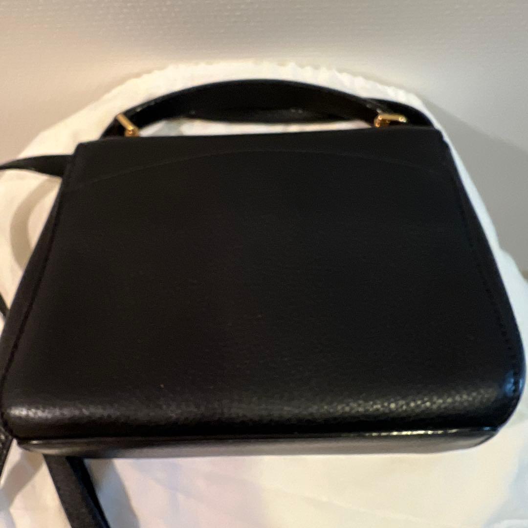 BALLY 黒 レザー ショルダーバッグ