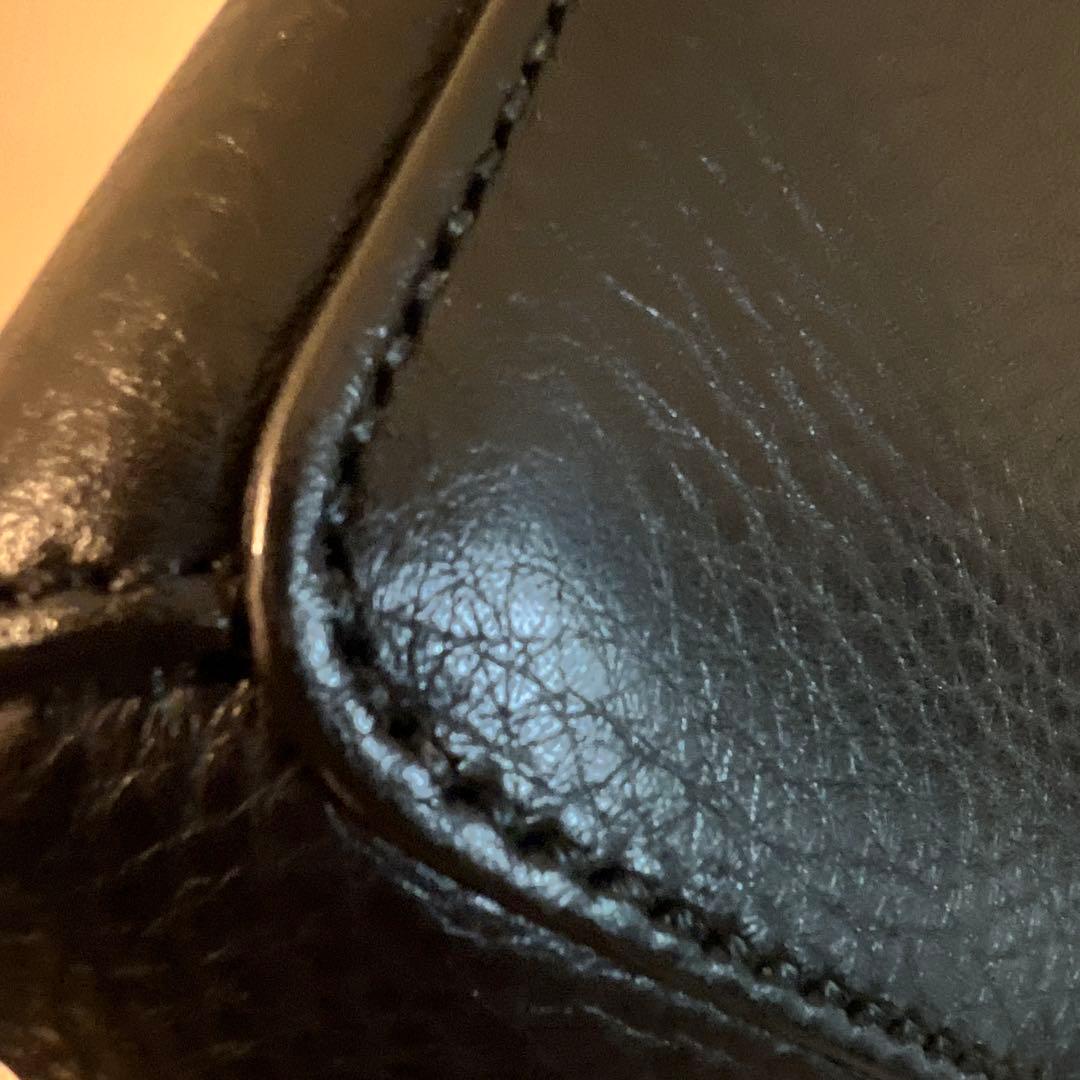 BALLY 黒 レザー ショルダーバッグ