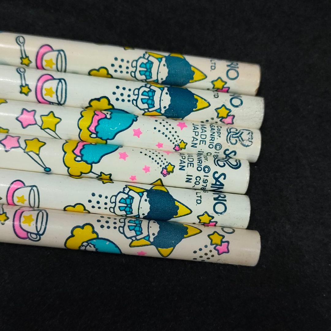 ■ 昭和レトロ 1976年 サンリオ キキララ 鉛筆セットとシールのセット ■